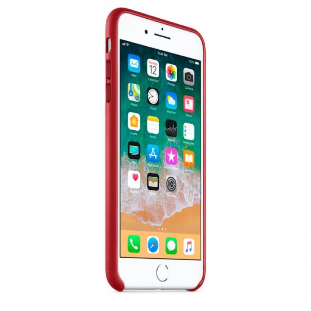 Чехол для iPhone Apple iPhone 8 Plus / 7 Plus Leather RED