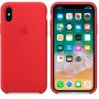 Чехол для iPhone Apple iPhone X Silicone Case RED