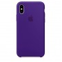 Чехол для iPhone Apple iPhone X Silicone Case Ultra Violet