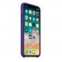 Чехол для iPhone Apple iPhone X Silicone Case Ultra Violet