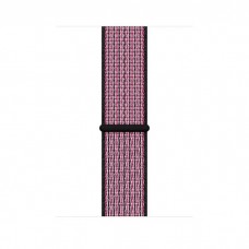 Спортивный браслет Nike для Apple Watch 42/44 мм «Розовый всплеск/пурпурная ягода»