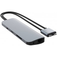 Переходник HyperDrive 10-in-2 Hub для MacBook Pro / Air Space Grey