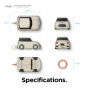 Отзывы владельцев о Чехол Elago для наушников Apple AirPods Unique Mini Car Silicone hang (Белый)