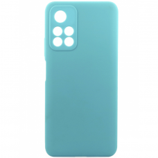 Чехол силиконовый Silicon Cover для Xiaomi Redmi Note 11 4G (Голубой)