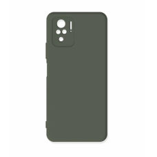 Чехол силиконовый Nano для Xiaomi Redmi NOTE 10 PRO (Темно-зелёный)