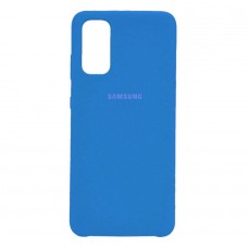 Чехол силиконовый Silicon Cover Protect для Samsung Galaxy S20 FE (Синий)