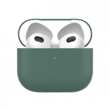 Чехол силиконовый Deppa Ultra Slim для AirPods 3 (Зеленый)