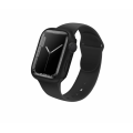 Чехол Uniq для Apple Watch 7 45 mm Legion +9H Curved glass (Черный)