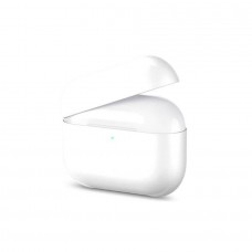 Чехол силиконовый для наушников Apple AirPods Pro (Белый)