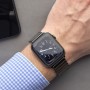 Ремешок Deppa Band Ceramic для Apple Watch 38/40/41 mm, керамический (Черный)