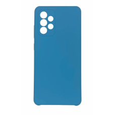 Чехол силиконовый Silicon Cover для Samsung A52 (Синий)