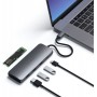Адаптер Satechi USB-C Hybrid Multiport Adapter (with SSD Enclosure) (Серый космос)