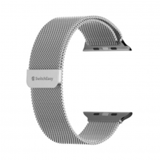 Ремешок SwitchEasy Mesh для Apple Watch 7 45/42/44mm, нержавеющая сталь (Серебряный.)