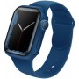 Отзывы владельцев о Чехол Uniq для Apple Watch 7 45 mm Legion +9H Curved glass (Синий)
