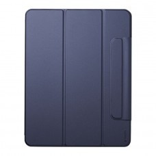 Чехол-подставка Deppa Wallet Onzo Magnet для Apple iPad Pro 12.9" (2020/2021) (Темно-синий)