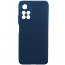 Чехол силиконовый Silicon Cover для Xiaomi Redmi Note 11 4G (Синий)