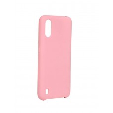Чехол силиконовый Silicon Cover для Samsung A01 (Розовый песок)