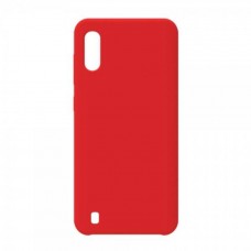 Чехол силиконовый Silicon Cover для Samsung A01 (Красный)