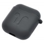 Отзывы владельцев о Чехол силиконовый для наушников Apple AirPods с карабином (Черный)