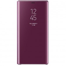 Чехол-книга Clear View для Samsung S21 Plus 6.7" (2021) (Фиолетовый)