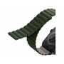 Ремешок Uniq для Apple Watch All 41/40/38 mm Revix reversible Magnetic (Зеленый)