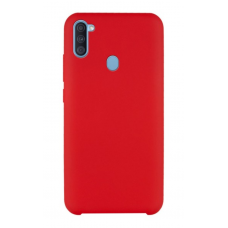 Чехол силиконовый Silicon Cover для Samsung А11 (Красный)