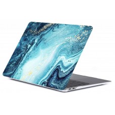 Накладка i-Blason для MacBook Air 13" 2018/2019/2020 (Мрамор Морской)