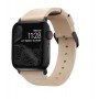 Отзывы владельцев о Ремешок Nomad Modern Slim Leather Strap для Apple Watch - 40/38mm. Материал: натуральная кожа. Цвет ремешка: бежевый (Черный)