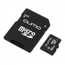 Карта памяти Qumo microSDXC 256Gb UHS-I U3, Pro seria 3.0 + SD Adapter