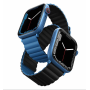 Ремешок Uniq для Apple Watch All 41/40/38 mm Revix reversible Magnetic (Синий/Черный)