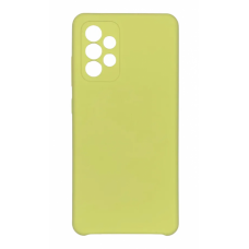 Чехол силиконовый Silicon Cover для Samsung S20FE (Желто-зелёный)