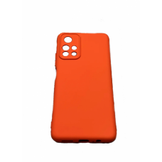 Чехол силиконовый Silicon Cover для Poco M4 Pro 5G (Оранжевый)