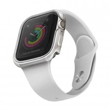 Чехол Uniq для Apple Watch 4/5/6/SE 44 mm чехол Valencia aluminium (Серебристый)