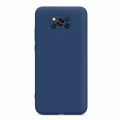 Чехол силиконовый Nano для Xiaomi Poco X3/X3 Pro (Темно-синий)