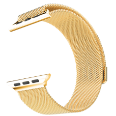 Ремешок Metalband для Apple Watch 38/40/41mm, миланский сетчатый (Золотой)