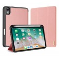 Чехол Dux ducis для iPad Mini 2021 Silicon, soft touch с отсеком для стилуса (Розовый песок)