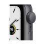 Часы Apple Watch SE GPS 44mm Aluminum Case with Sport Band серый космос/тёмная ночь MKQ63