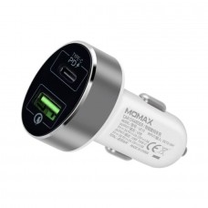 Автомобильное зарядное устройство MOMAX UC10 USB + Type-C Quick Charge 3.0 36W (Белый)