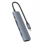 Отзывы владельцев о Переходник Hyper HyperDrive BAR 6-in-1 USB-C Hub для iPad Pro, MacBook Pro / Air. Порты: HDMI, 2 x USB-A, Micro SD, USB Type-C PD (Серый космос)