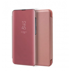 Чехол-книга Clear View для Samsung A72 (2021) (Розовое золото)