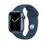 Отзывы владельцев о Часы Apple Watch Series 7 GPS 45mm Aluminum Case with Sport Band (Синий / Синий омут) MKN83