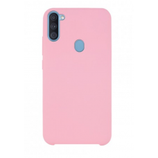 Чехол силиконовый Silicon Cover для Samsung А11 (Розовый песок)