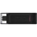 Флеш-диск Kingston DataTraveler 70 USB Type C 128Гб ( DT70/128GB ) (Черный)