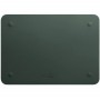 Конверт-чехол кожаный Wiwu Skin Pro 2 Leather для Macbook 13" (Темно-зеленый)