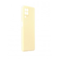 Чехол силиконовый Silicon Cover для Samsung A22/М22/M32 (2021) (Призрачный желтый)