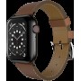 Ремешок SwitchEasy Classic для Apple Watch 7 42/44/45mm. Материал: натуральная кожа (Коричневый)