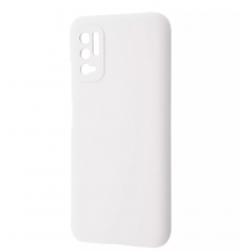 Чехол силиконовый Silicon Cover для Xiaomi Note 10T/Poco M3 Pro (Белый)