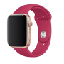 Отзывы владельцев о Ремешок Sportband для Apple Watch 38/40/41mm силиконовый (Сочный гранат)