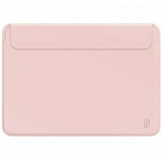 Конверт-чехол кожаный Wiwu Skin Pro 2 Leather для Macbook 13" (Розовый)
