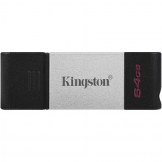 Флеш-диск Kingston DataTraveler 80 USB Type C 64Gb (DT80/64GB) USB Type C (Черный)